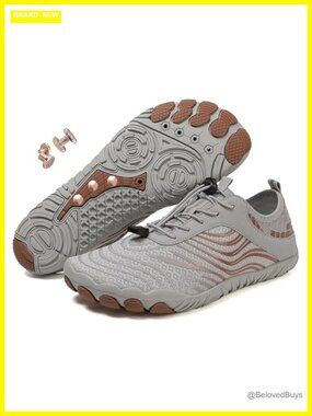 Grounding Barefoot Shoes Copper Infused Walking Hiking Waterproof